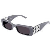 Stijlvolle zwarte zonnebril model A19S Prada , Gray , Dames