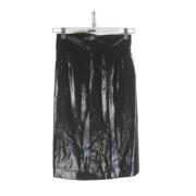 Pre-owned Viscose bottoms Chanel Vintage , Black , Dames