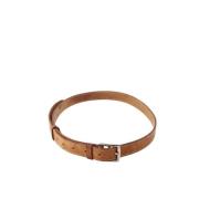 Pre-owned Leather belts Hermès Vintage , Brown , Dames