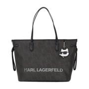 Tassen Karl Lagerfeld icoon mono cc lg tote a1w30389 nft aop Karl Lage...