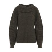 Donker Khaki Pullover Trui Isabel Marant , Green , Dames