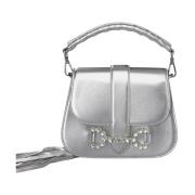 Strass gesp clutch tas Alma EN Pena , Gray , Dames