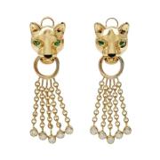 Pre-owned Rose Gold earrings Cartier Vintage , Yellow , Dames