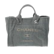 Pre-owned Fabric chanel-bags Chanel Vintage , Blue , Dames