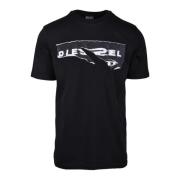 Tshirt Diesel , Black , Heren