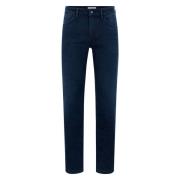 Slim Fit Blauwe Jeans met Gebruikte Wassing Drykorn , Blue , Heren