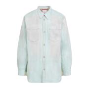 Mint Groen Shirt voor Mannen Acne Studios , Green , Heren