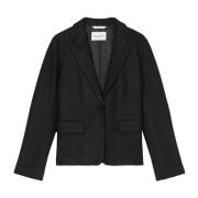 Blazer regular Marc O'Polo , Black , Dames