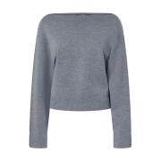 Compacte Wollen Trui Herfst/Winter Collectie Pinko , Gray , Dames