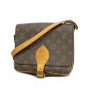 Pre-owned Fabric louis-vuitton-bags Louis Vuitton Vintage , Brown , Da...