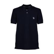 Zebra Logo Korte Mouw Polo Shirt PS By Paul Smith , Black , Heren