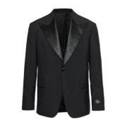 Blazer met glinsterende applicaties Versace , Black , Heren