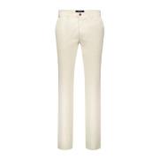 Katoenen Crème Broek Gardeur , Beige , Heren