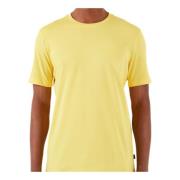 Thompson 01 Logo Katoenen T-shirt Hugo Boss , Yellow , Heren