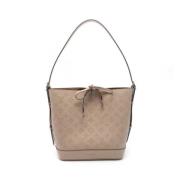 Pre-owned Leather handbags Louis Vuitton Vintage , Beige , Dames