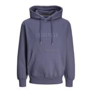 Frederiksberg Hoodie met 3-D print Jack & Jones , Blue , Heren