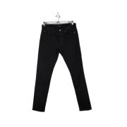 Pre-owned Cotton jeans Yves Saint Laurent Vintage , Black , Dames