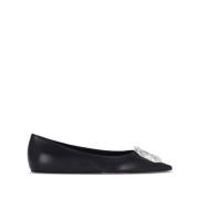 Zwarte Ballerina`s Amina Muaddi , Black , Dames