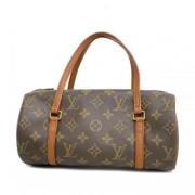 Pre-owned Fabric handbags Louis Vuitton Vintage , Brown , Dames