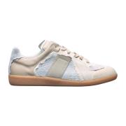 Verontruste Inside-Out Sneakers Maison Margiela , Beige , Heren