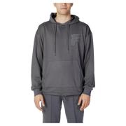 Oversized Hoody Lente/Zomer Collectie Fila , Gray , Heren