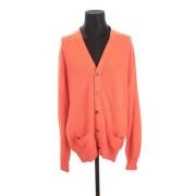 Pre-owned Wool tops Hermès Vintage , Orange , Dames