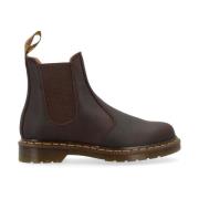 Donkerbruine Crazy Horse Leren Laarzen Dr. Martens , Brown , Heren