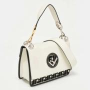 Pre-owned Leather handbags Fendi Vintage , White , Dames