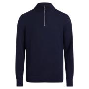 Merino RWS Quarter Zip Sweater Calvin Klein , Blue , Heren