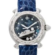 Pre-owned Leather watches Chopard Pre-owned , Blue , Dames