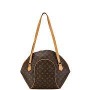 Pre-owned Leather handbags Louis Vuitton Vintage , Brown , Dames