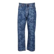 Jeans Palm Angels , Blue , Heren