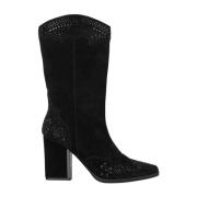 Half laars met glitter Alma EN Pena , Black , Dames