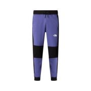 Blauw en Zwart Iconische Broek The North Face , Blue , Heren