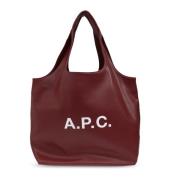 Ninon tote tas A.p.c. , Red , Heren