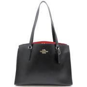 Pre-owned Leather shoulder-bags Coach Pre-owned , Black , Dames