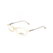 Wit Acetaatframe Brilmontuur met Wijzerplaat Tom Ford , Multicolor , D...