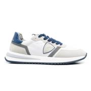 Lage Sneakers Wit/Blauw Philippe Model , Multicolor , Heren