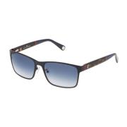 Blauwe Metalen Frame Zonnebril voor Vrouwen Carolina Herrera , Blue , ...