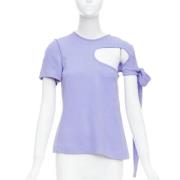 Pre-owned Fabric tops Celine Vintage , Purple , Dames