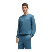 Lichtblauwe Trui Hugo Boss , Blue , Heren