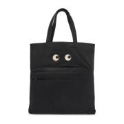 Ogen Patch Tote Tas Anya Hindmarch , Black , Dames