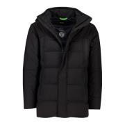 Zwarte Winterjas Hugo Boss , Black , Heren