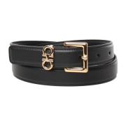 Zwarte Damesriemen Stijlvolle Collectie Salvatore Ferragamo , Black , ...