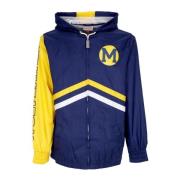 Michigan Wolverines Windbreaker Jas Mitchell & Ness , Blue , Heren