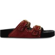 Bourgondische Stijlvolle Lennyo GZ Schoenen Isabel Marant , Red , Dame...