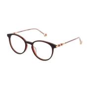 Bruine Acetaatframes met wijzerplaat Carolina Herrera , Brown , Dames