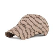 Monogram Logo Baseball Cap Beige/Brown Balenciaga , Beige , Heren