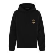 Katoenen Jersey Hoodie Dolce & Gabbana , Black , Heren