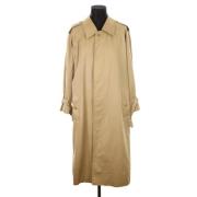 Pre-owned Polyester outerwear Burberry Vintage , Beige , Dames